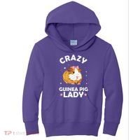 Crazy Guinea Pig Lady Kids Hoodie thumb 0