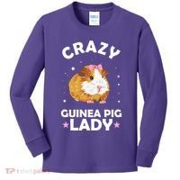 Crazy Guinea Pig Lady Kids Long Sleeve Shirt thumb 0