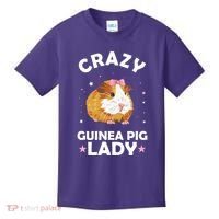 Crazy Guinea Pig Lady Kids T-Shirt thumb 0