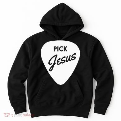 Christianis Guitar Pick Jesus Hoodie