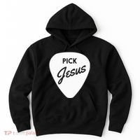 Christianis Guitar Pick Jesus Hoodie thumb 0
