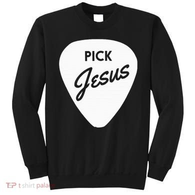 Christianis Guitar Pick Jesus Sweatshirt