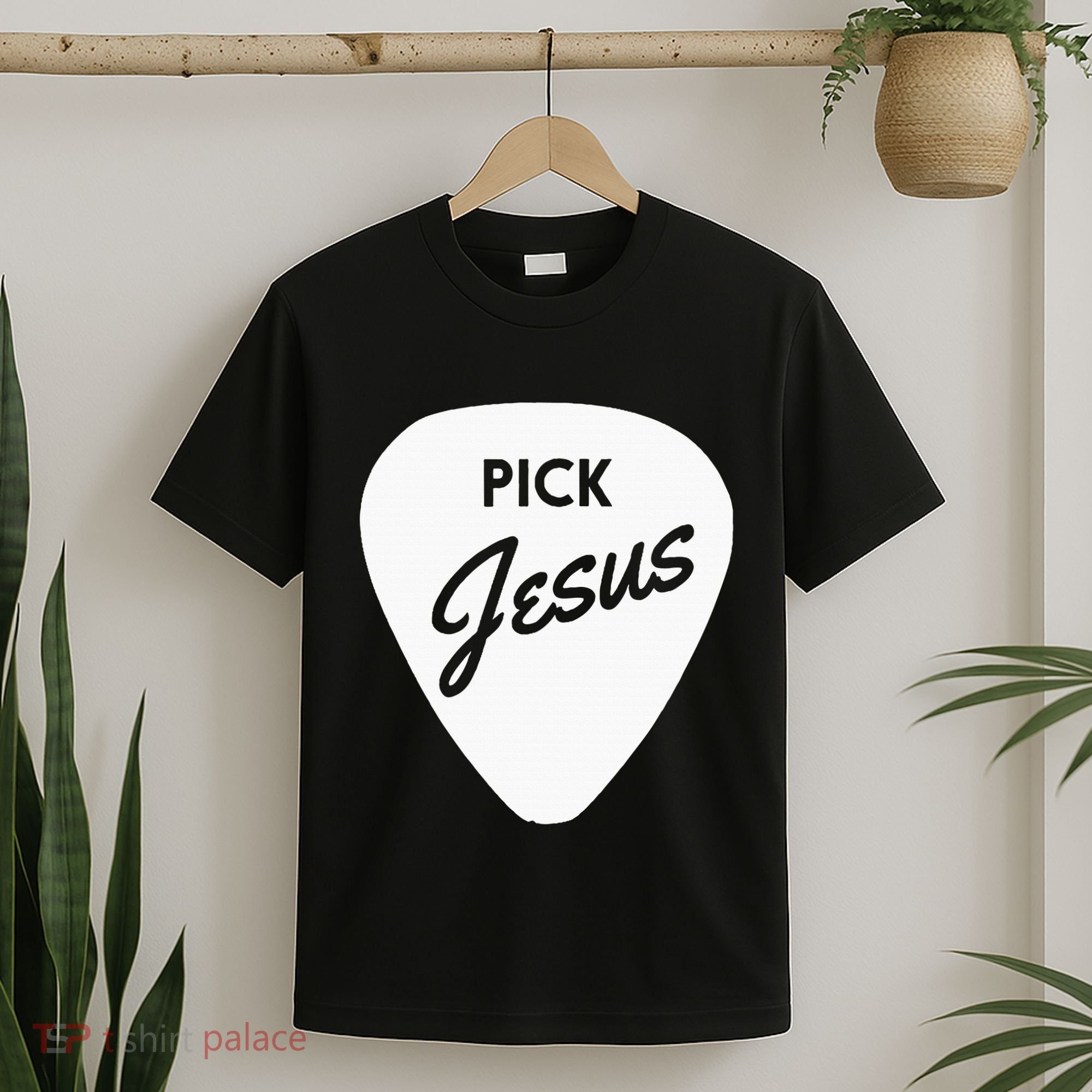 Christianis Guitar Pick Jesus T-Shirt