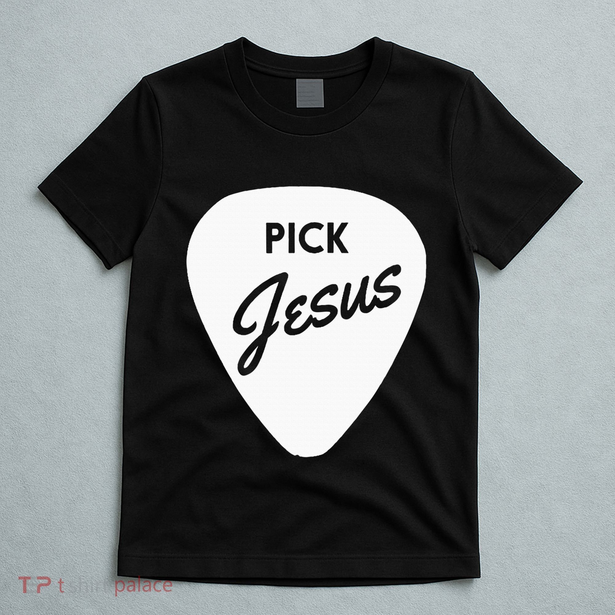 Christianis Guitar Pick Jesus T-Shirt
