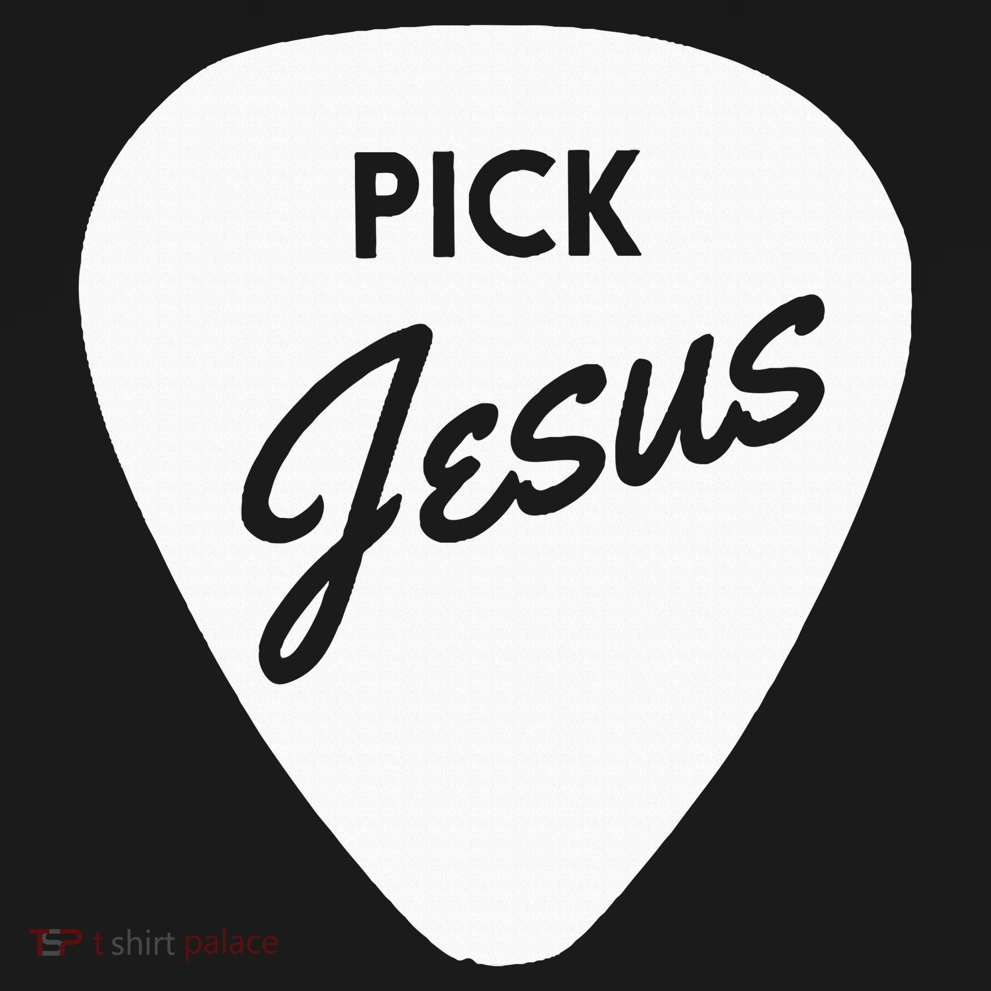 Christianis Guitar Pick Jesus Women's Hoodie