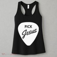 Christianis Guitar Pick Jesus Women's Tank Top thumb 3