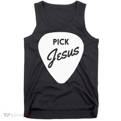 Christianis Guitar Pick Jesus Tank Top