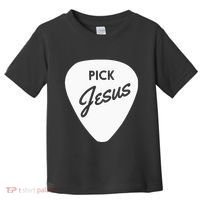 Christianis Guitar Pick Jesus Toddler T-Shirt thumb 0