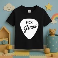 Christianis Guitar Pick Jesus Toddler T-Shirt thumb 3