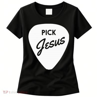 Christianis Guitar Pick Jesus Women's T-Shirt
