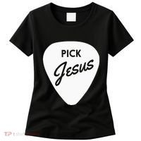 Christianis Guitar Pick Jesus Women's T-Shirt thumb 0