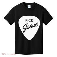 Christianis Guitar Pick Jesus Kids T-Shirt thumb 0