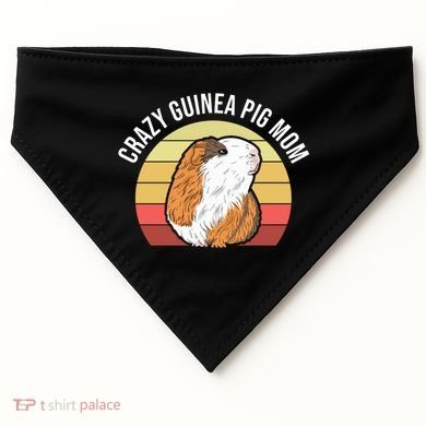 Crazy Guinea Pig Mom USA-Made Doggie Bandana