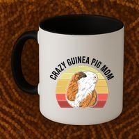 Crazy Guinea Pig Mom Coffee Mug thumb 2