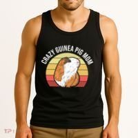Crazy Guinea Pig Mom Tank Top thumb 3