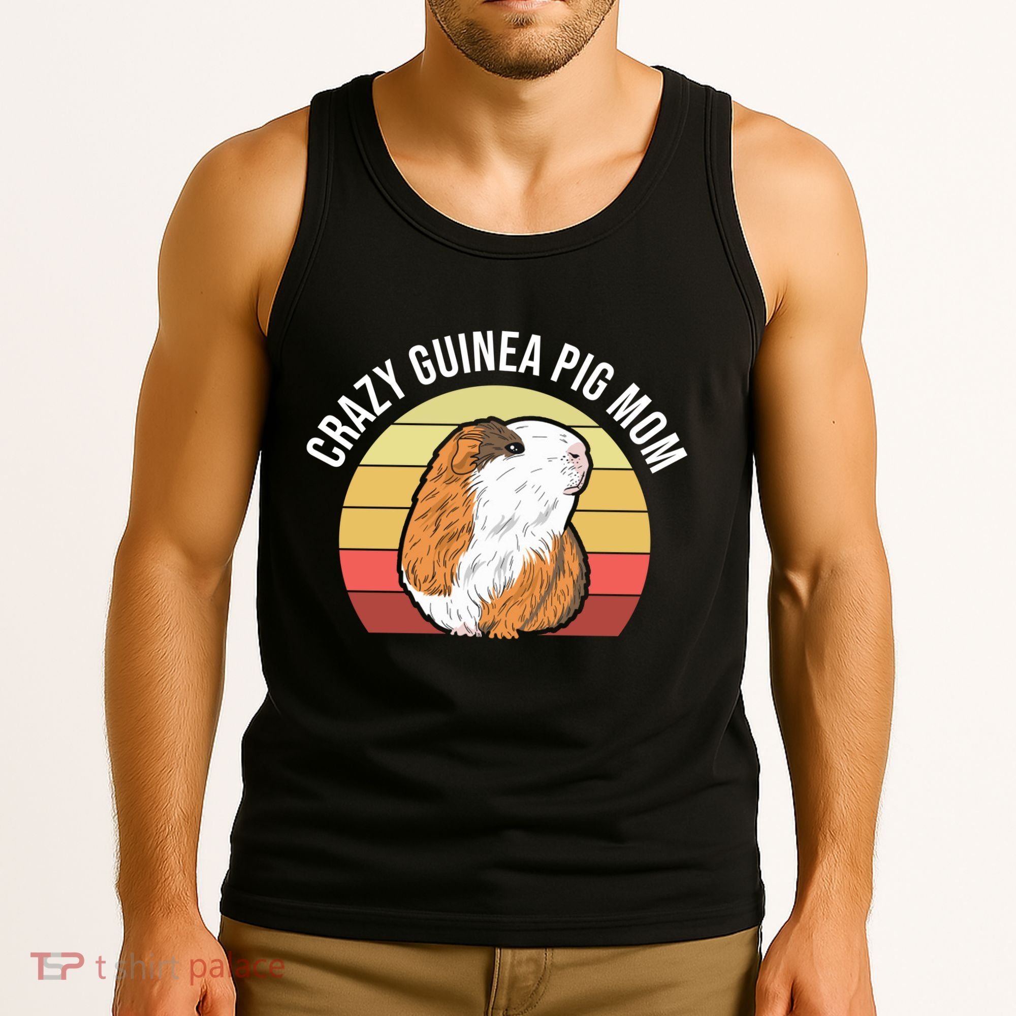 Crazy Guinea Pig Mom Tank Top