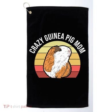 Crazy Guinea Pig Mom Golf Towel