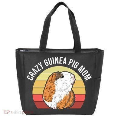 Crazy Guinea Pig Mom Tote Bag