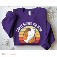 Crazy Guinea Pig Mom Sweatshirt thumb 2