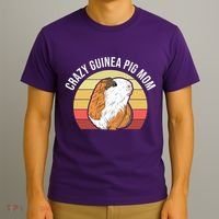 Crazy Guinea Pig Mom T-Shirt thumb 3
