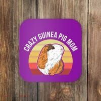 Crazy Guinea Pig Mom Coaster thumb 0