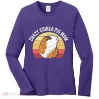 Crazy Guinea Pig Mom Women's Long Sleeve Shirt thumb 0