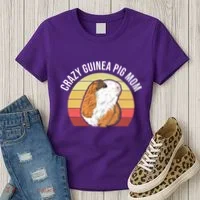 Crazy Guinea Pig Mom Women's T-Shirt thumb 3