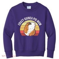 Crazy Guinea Pig Mom Kids Sweatshirt thumb 0