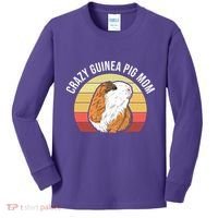 Crazy Guinea Pig Mom Kids Long Sleeve Shirt thumb 0