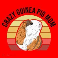 Crazy Guinea Pig Mom Santa Hat thumb 1