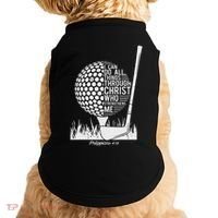 Christian Golf Plyer I Can Do All Things Philippians 4 13 Doggie Tank thumb 0