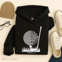 Christian Golf Plyer I Can Do All Things Philippians 4 13 Hoodie thumb 4