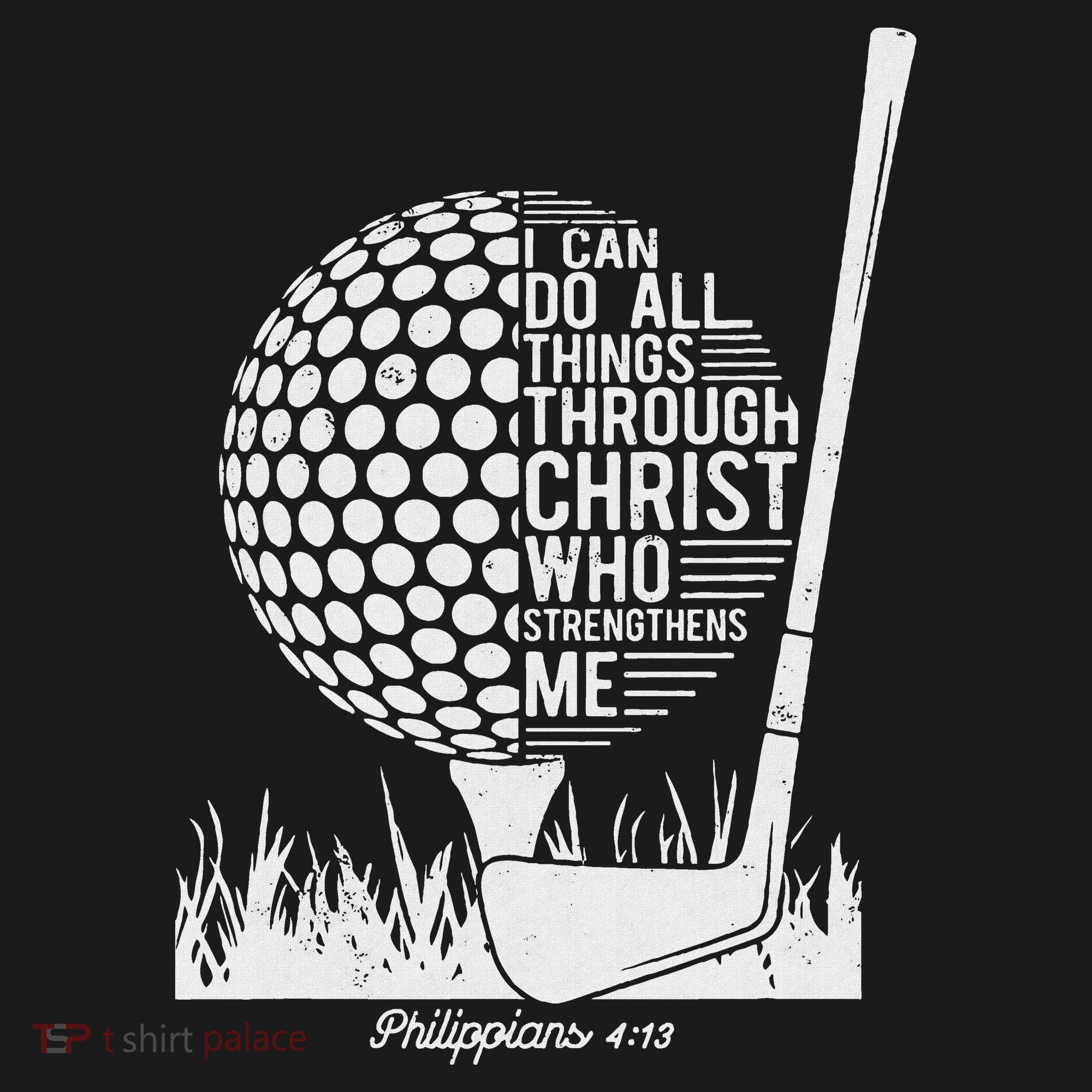 Christian Golf Plyer I Can Do All Things Philippians 4 13 Women's Hoodie