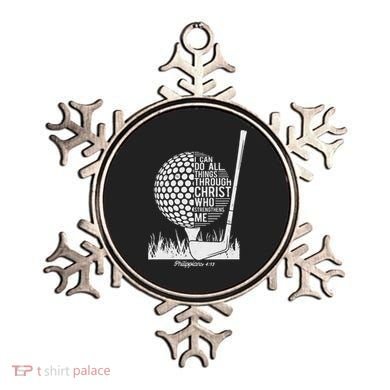 Christian Golf Plyer I Can Do All Things Philippians 4 13 Ornament