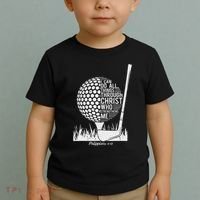 Christian Golf Plyer I Can Do All Things Philippians 4 13 Toddler T-Shirt thumb 2