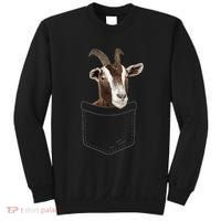 Cool Goat Pocket Goat Whisperer Farm Animal Sweatshirt thumb 0