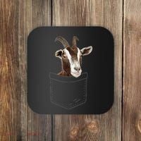 Cool Goat Pocket Goat Whisperer Farm Animal Coaster thumb 0