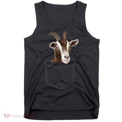 Cool Goat Pocket Goat Whisperer Farm Animal Tank Top