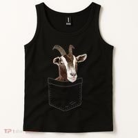 Cool Goat Pocket Goat Whisperer Farm Animal Tank Top thumb 2
