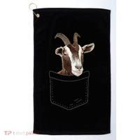 Cool Goat Pocket Goat Whisperer Farm Animal Golf Towel thumb 0