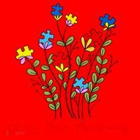 Cute Gift Puzzle Wildflower Grow Your Awareness Autism Awareness Month  Santa Hat thumb 1