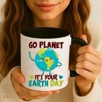 Cute Go Planet It's Your Earth Day Coffee Mug thumb 3