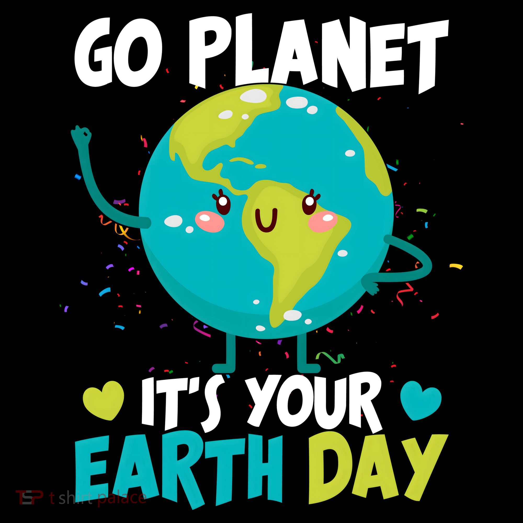 Cute Go Planet It's Your Earth Day Toddler Hoodie