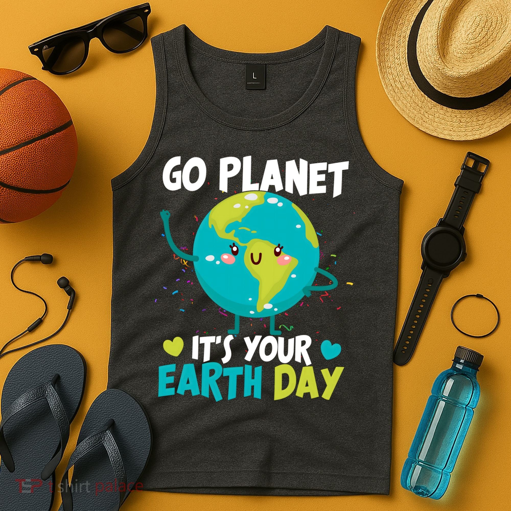 Cute Go Planet It's Your Earth Day Tank Top