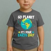 Cute Go Planet It's Your Earth Day Toddler T-Shirt thumb 2