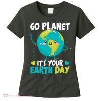 Cute Go Planet It's Your Earth Day Women's T-Shirt thumb 0