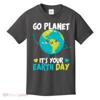Cute Go Planet It's Your Earth Day Kids T-Shirt thumb 0