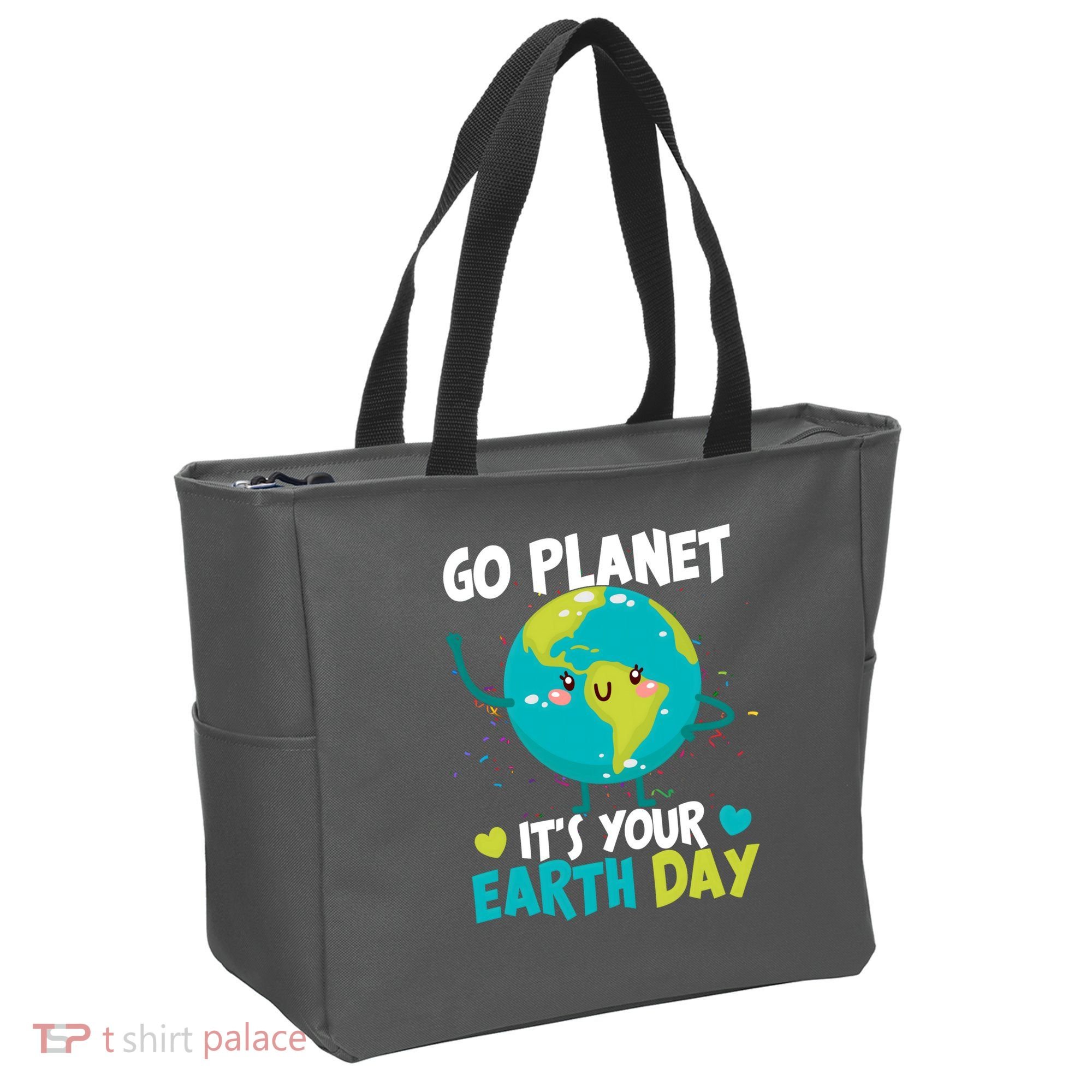 Cute Go Planet It's Your Earth Day Tote Bag