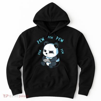 Cute Gaming Panda Pew Video Game Computer Player Hoodie