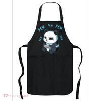 Cute Gaming Panda Pew Video Game Computer Player Apron thumb 0